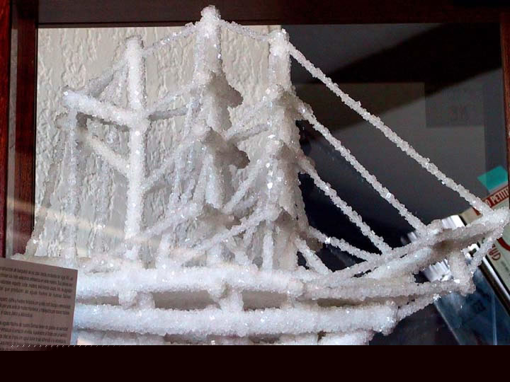 Une maquette en sel